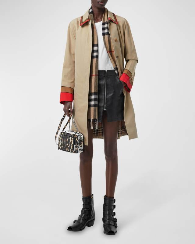 Giant Check Cashmere Scarf